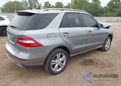 2012 Mercedes-Benz Ml 350 4Matic из США, поврежденный, VIN 4JGDA5HB7CA015221
